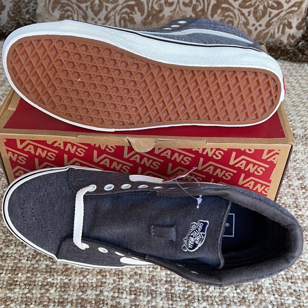 Vans Sk8-Hi Jersey Grey/Snow White WMNS - Picture 7 of 16